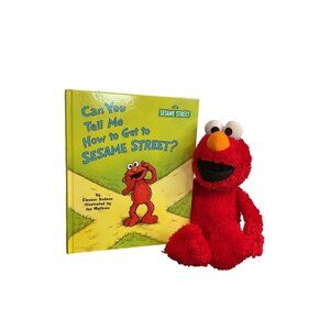2017 Kohls Cares Sesame Street Elmo Plush Stuffed Animal Toy and Book